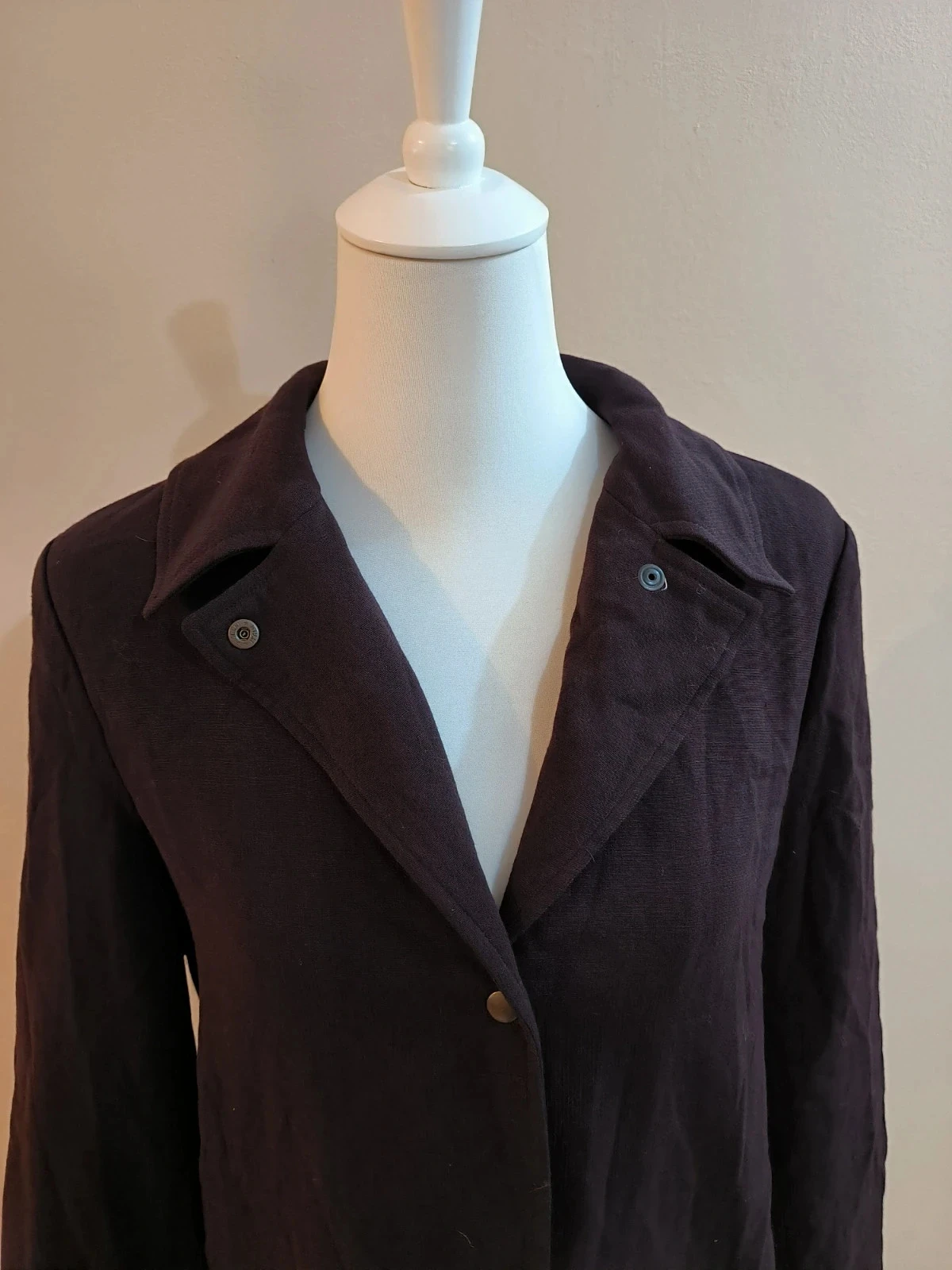 Blazer léger vintage marron taille 42 – photo 2
